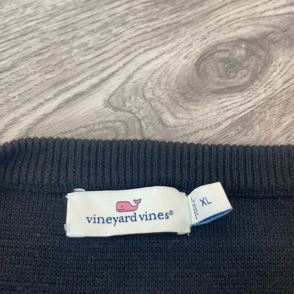 Vineyard vines Grosgrain Trim Ribbed Open Cardigan - Picture 6 of 8